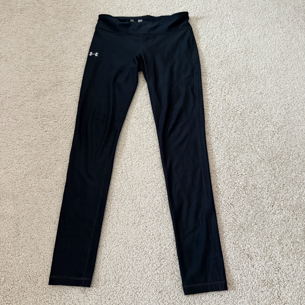 Under Armour Compression Heat Gear Leggings Womens Size Medium Athletic Running